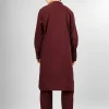 maroon lycra kameez shalwar