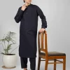 navy blue kameez shalwar for boys