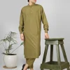 simple green kameez shalwar for gents