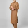 brown kameez shalwar for adults