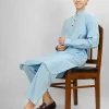 sky blue kameez shalwar