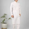 cotton white kurta pajama for man