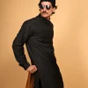black kameez shalwar for mens