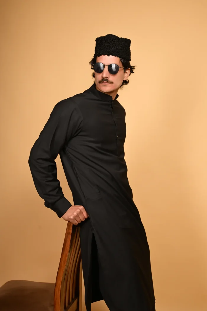 black kameez shalwar for mens