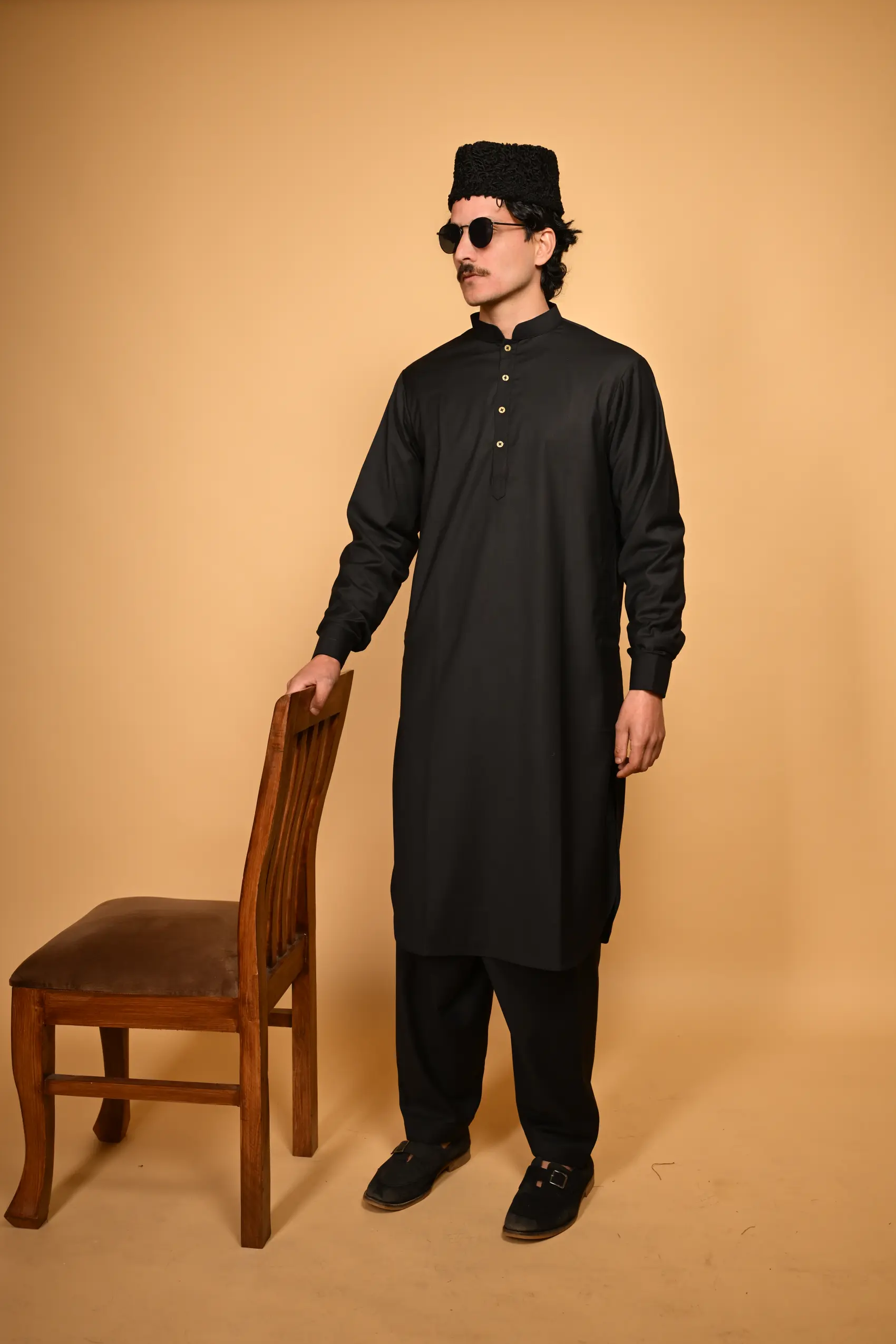 black kameez shalwar for mens