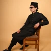 black kameez shalwar for mens