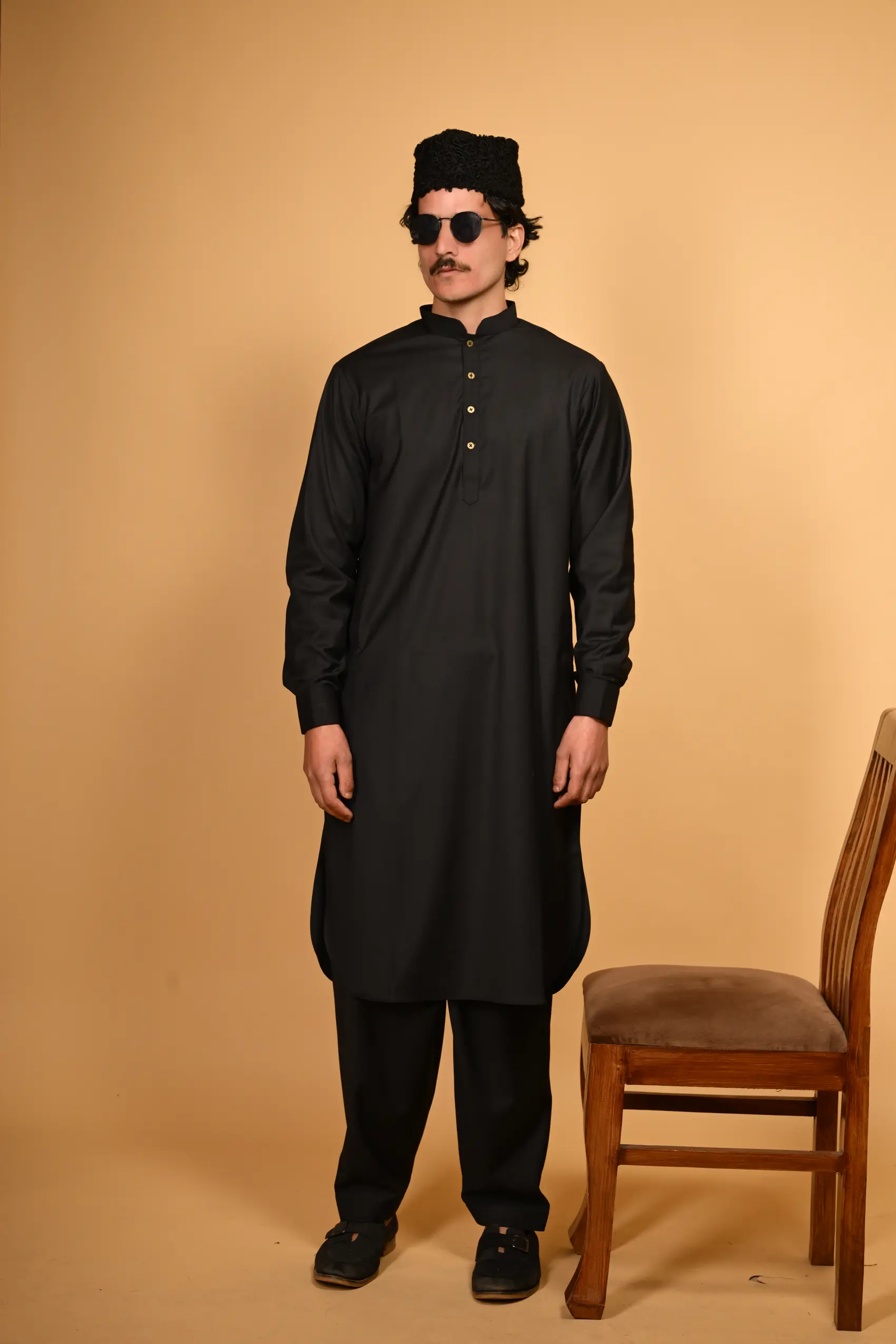 black kameez shalwar for mens