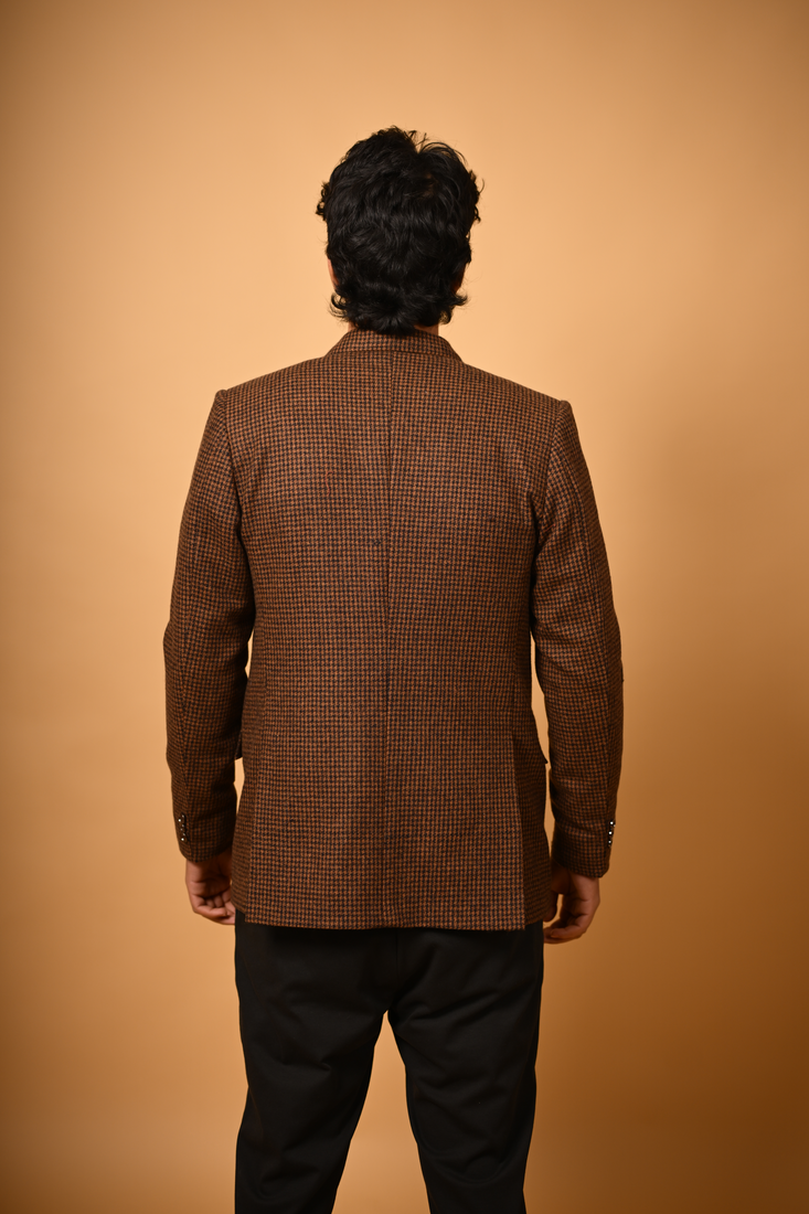 coffee brown blazer