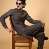 coffee winter jackan kameez  shalwar man