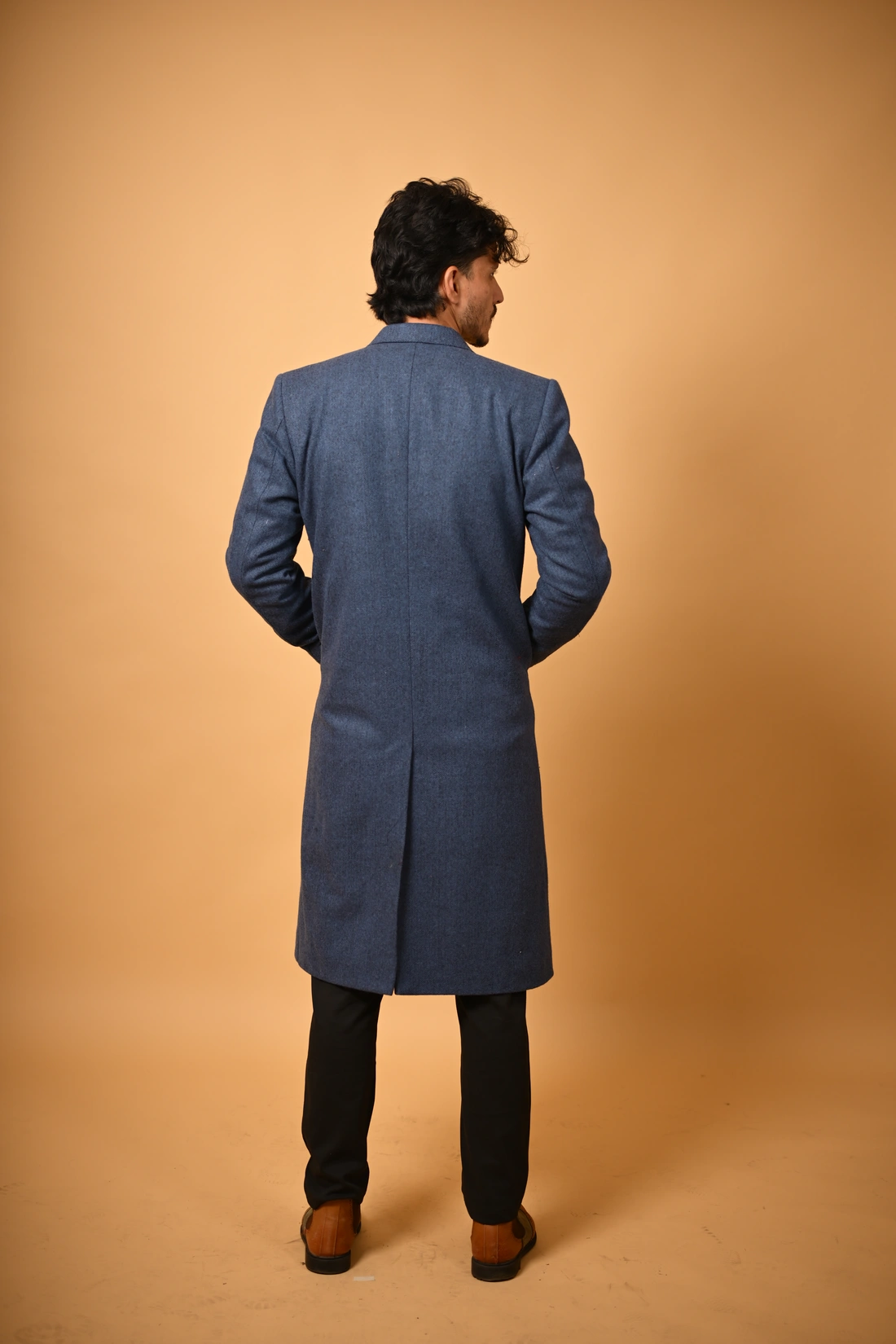 navy blue waist coat