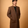 brown overcoat for men