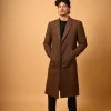 brown overcoat for men