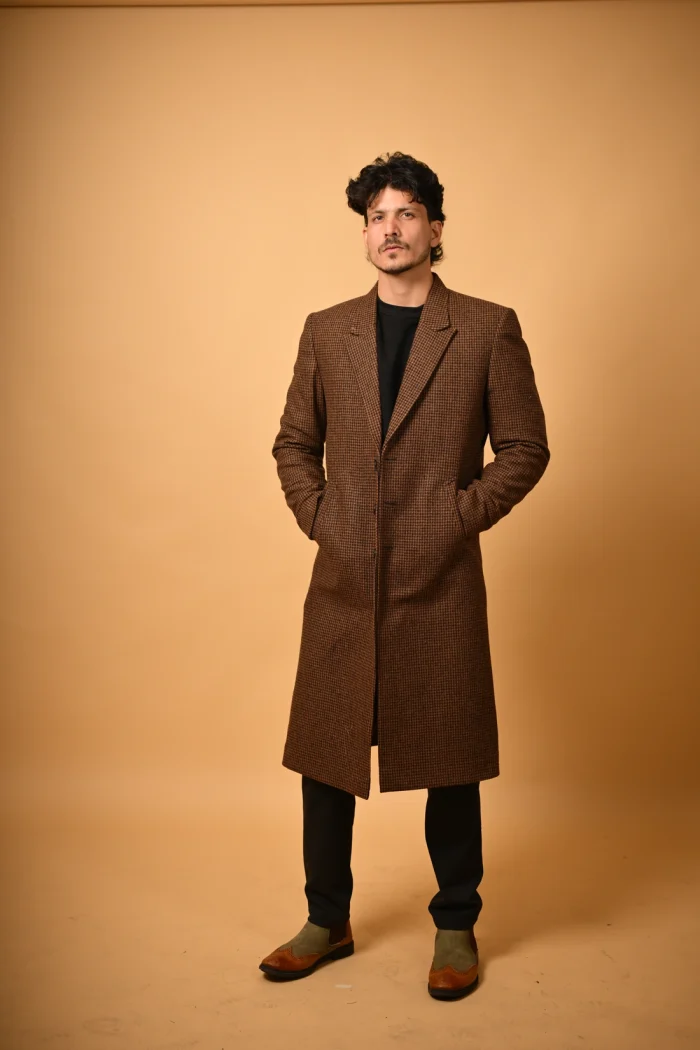 brown overcoat for men