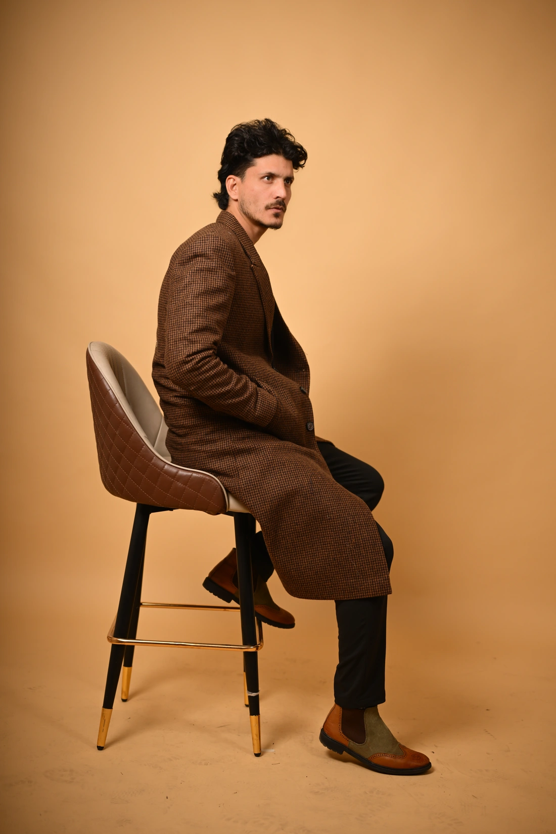 brown overcoat for mens