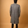 black white overcoat
