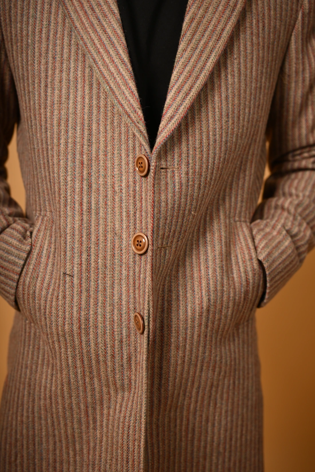 brown overcoat