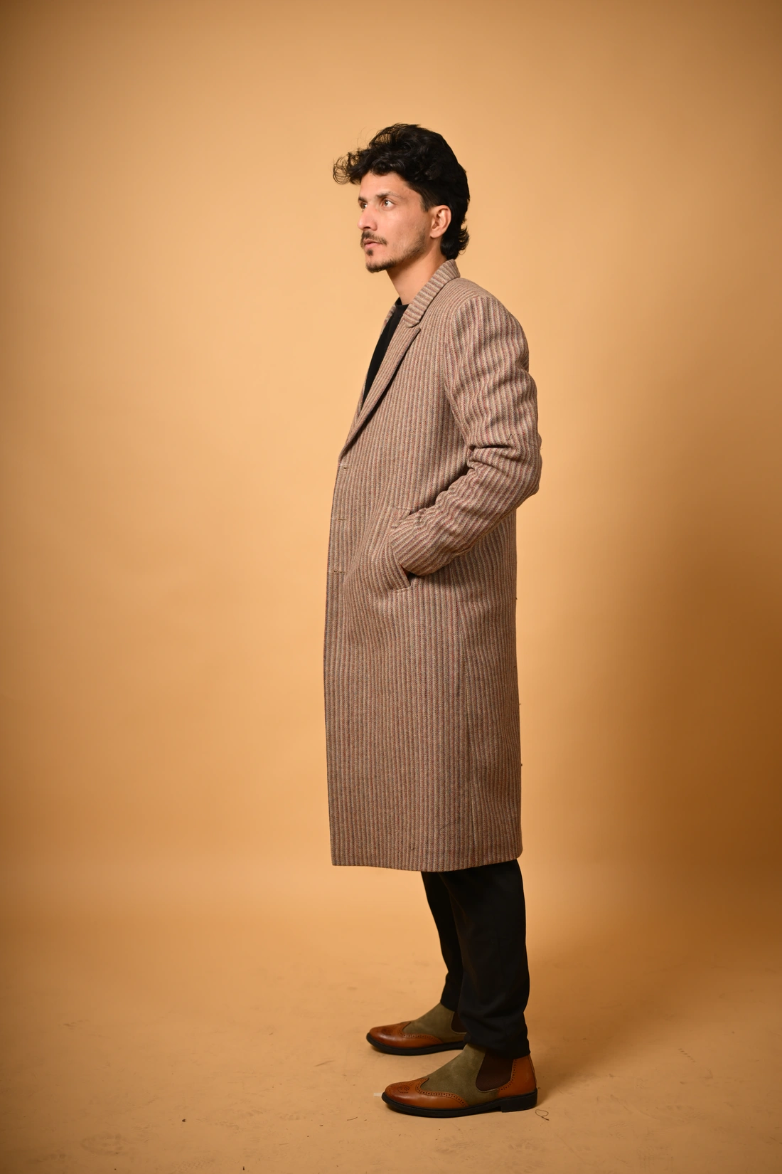 brown overcoat