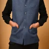  blue waistcoat