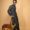 dark grey winter  jackan kameezz shalwar for male