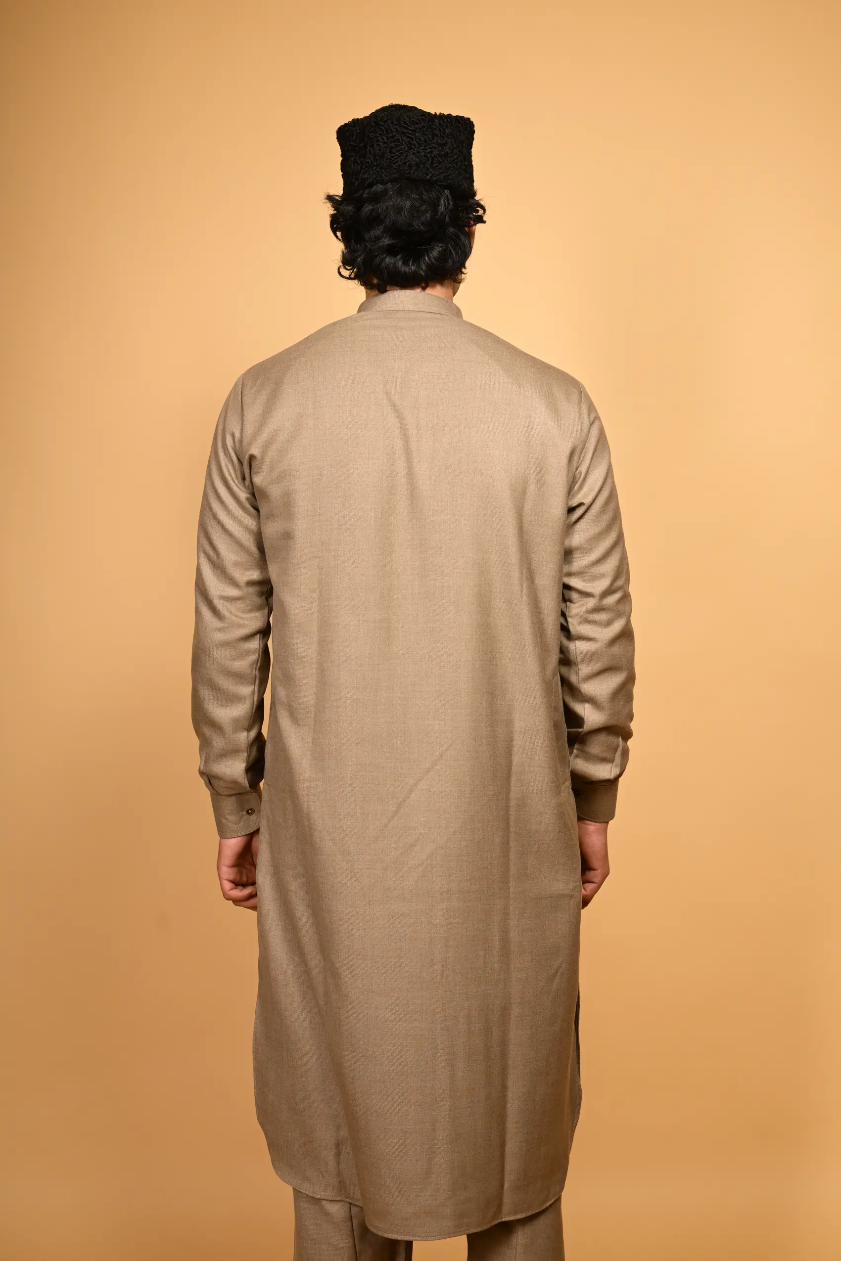 Suf Jakan Fawn Kameez Shalwar - Image 5