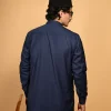  blue simple kameez shalwar for men