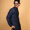  blue simple kameez shalwar for men