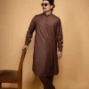 light chocolate kameez shalwar mens