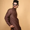 brown kameez shalwar