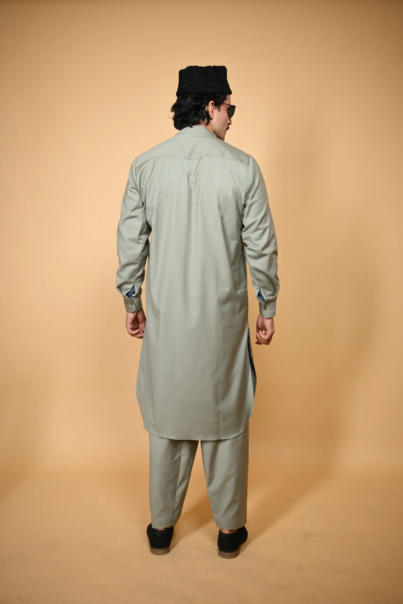 light green kameez shalwar suite's