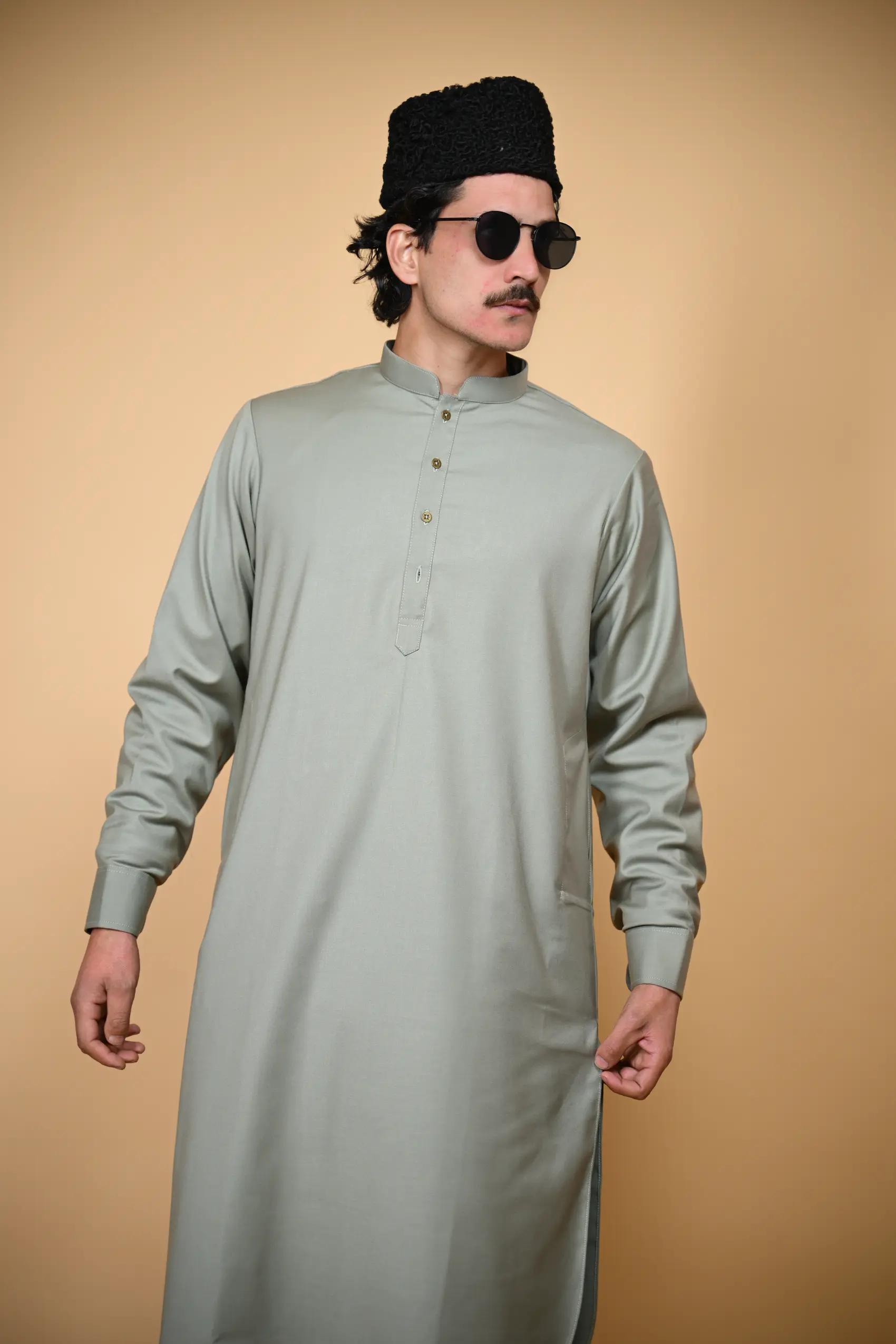 light green kameez shalwar suite's