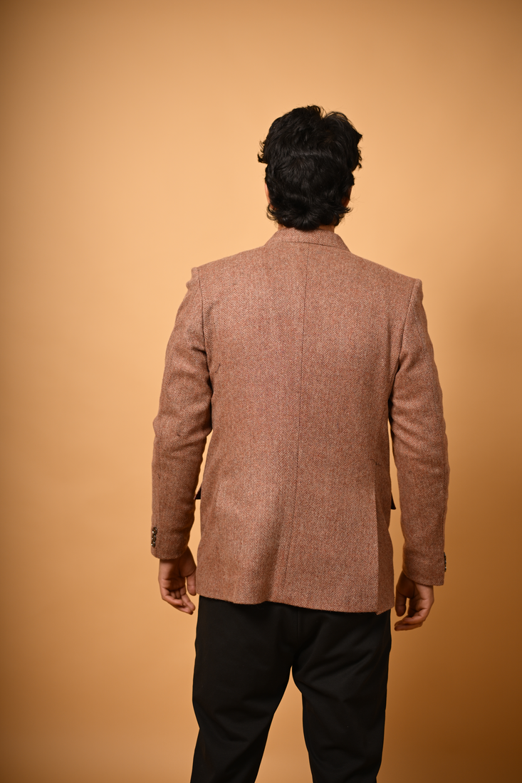 brown winter blazer