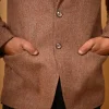 brown winter blazer