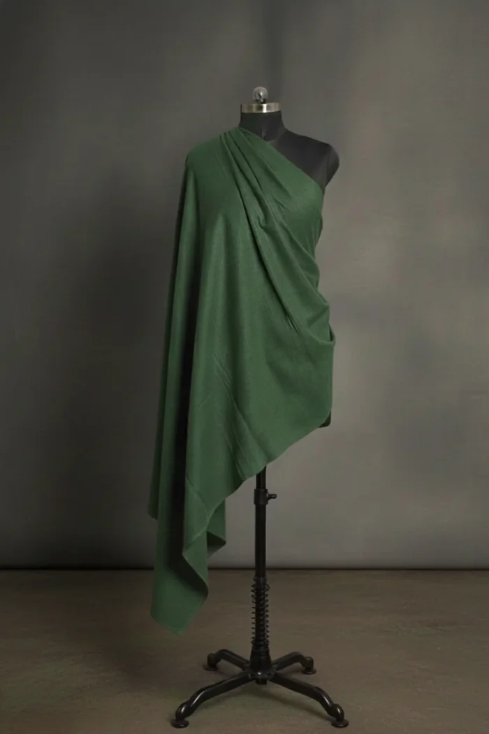 green colour pashmina shawl