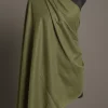 light green colour pashmina shawl
