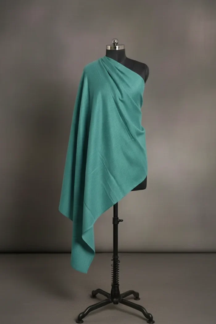 sea blue colour pashmina shaw