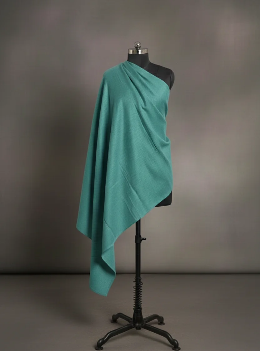 sea blue colour pashmina shaw