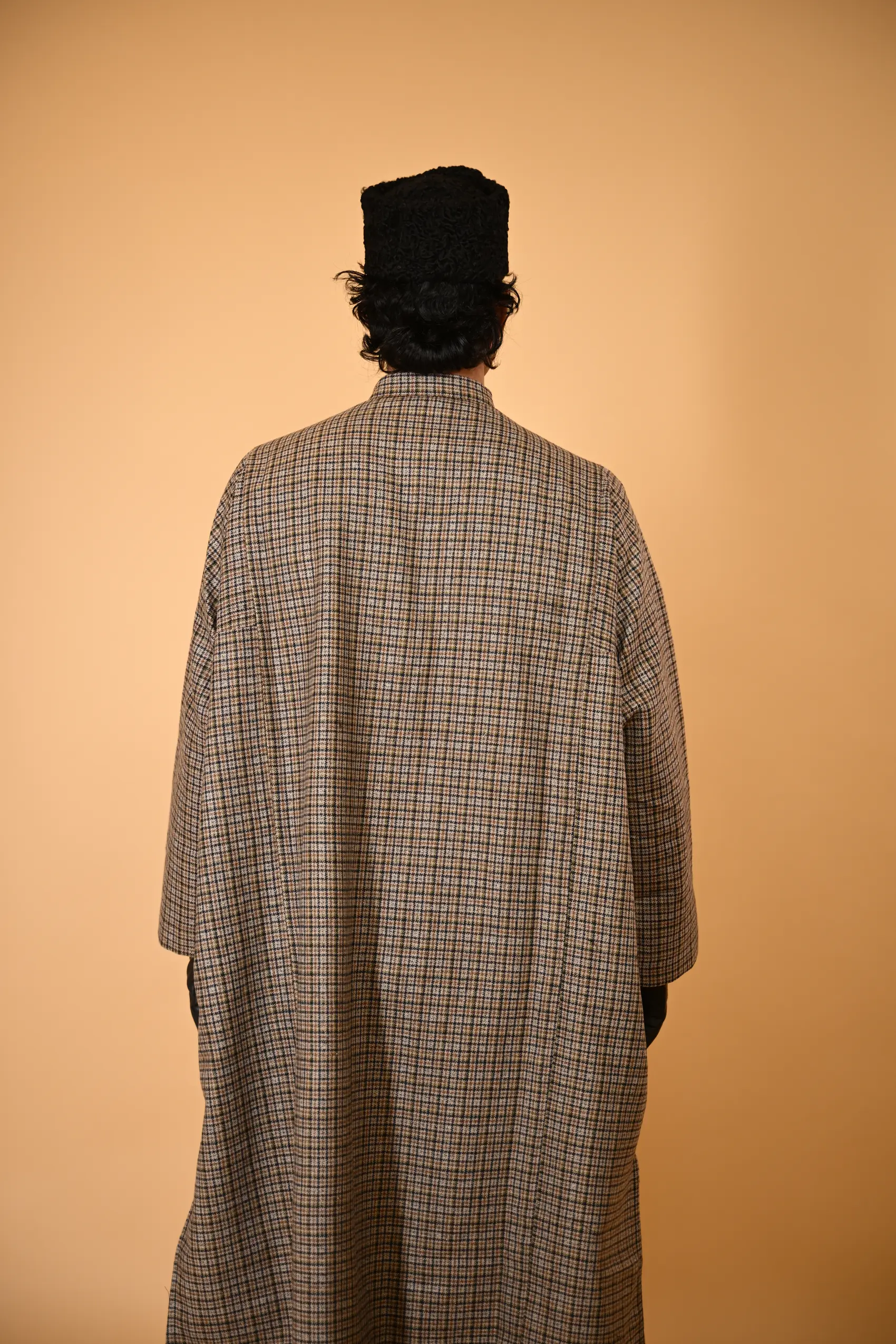 Gun Club Check Pheran For Men - Image 3