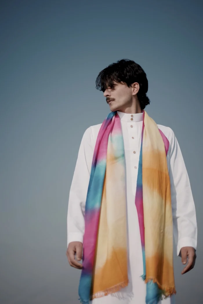 instagram Gradient Cashmere Shawl