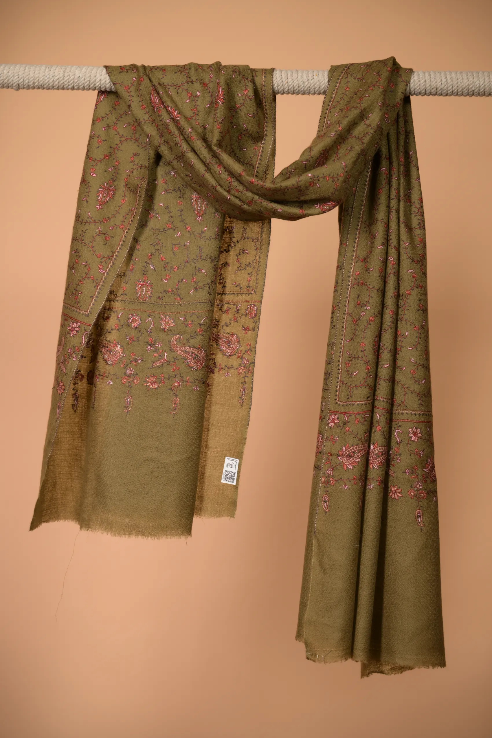 cashmere jaali stole