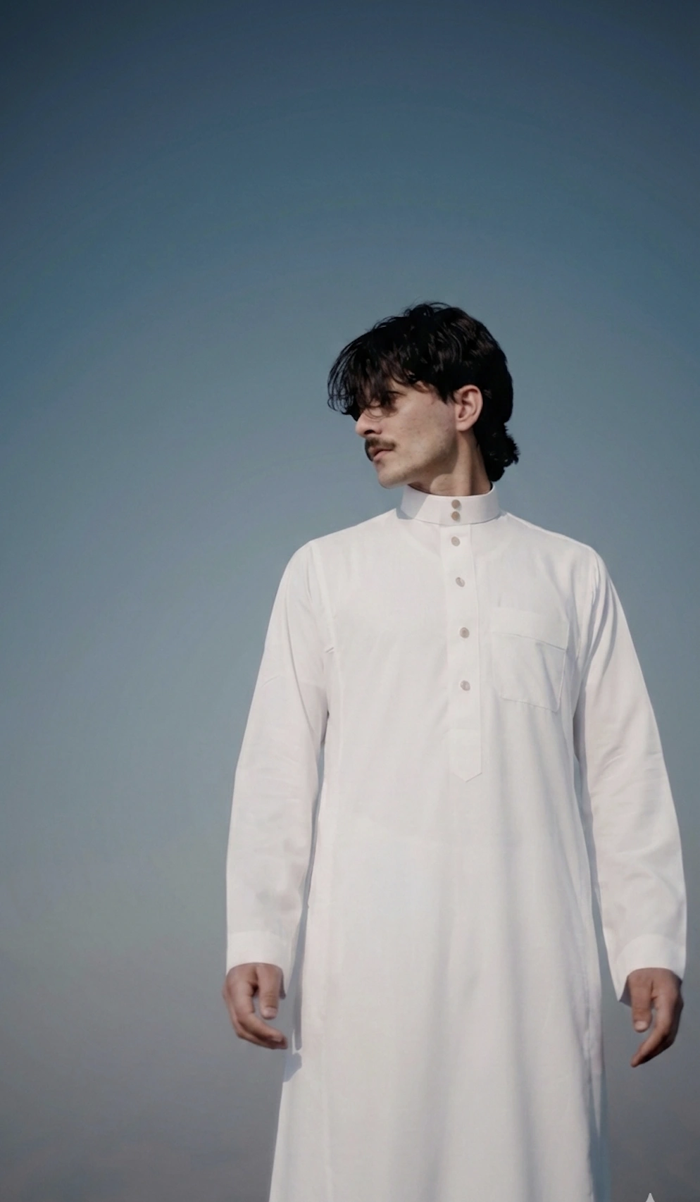 men wearing white thobe