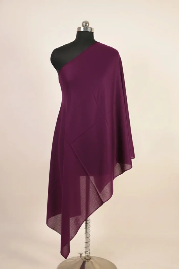 deep purple color stole