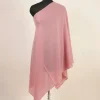 light carmine pink shawl