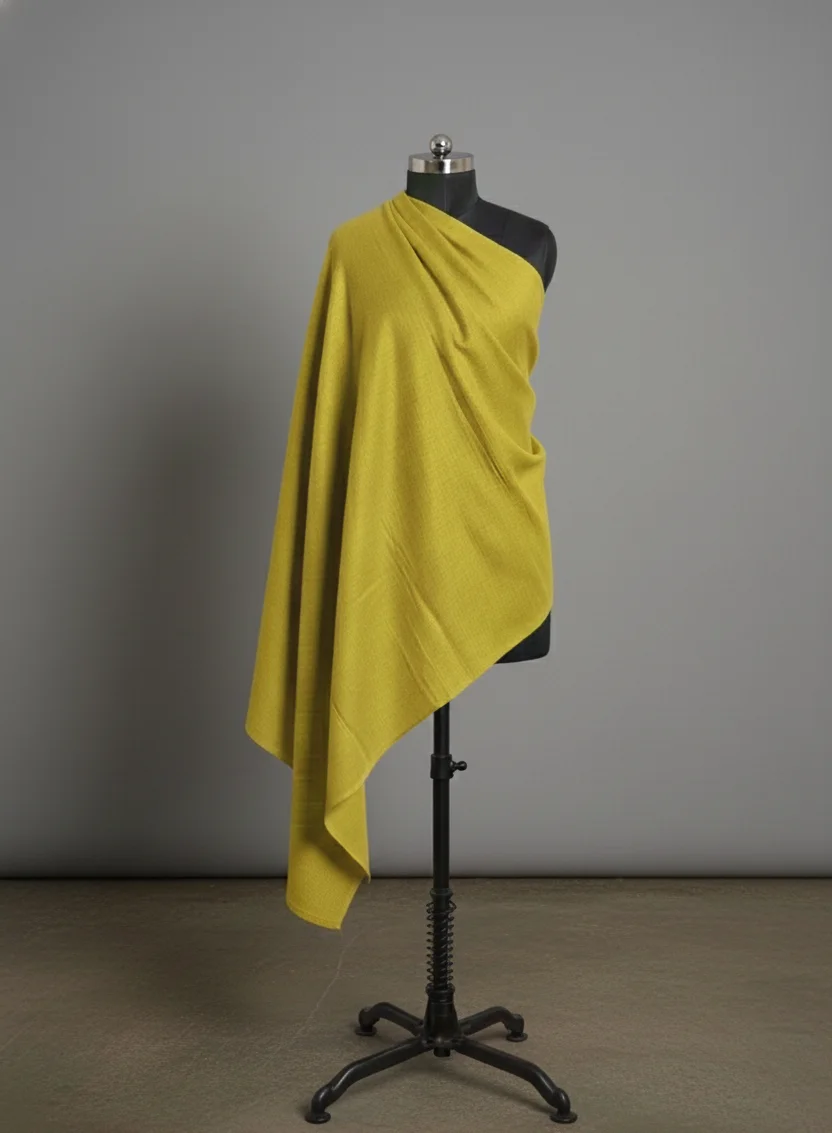 parrot green colour pashmina shawl