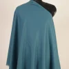 sea blue scarf  pashmina shawl  handwoven