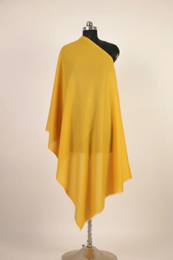 GI Certified Yellow Pashmina Scarf