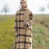 brown kashmiri pheran for womens